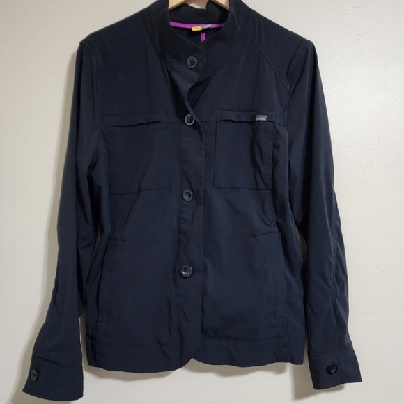 Eddie Bauer Jackets & Blazers - EDDIE BAUER Black Travex Voyager Travel Shirt Jacket Packable Size 16